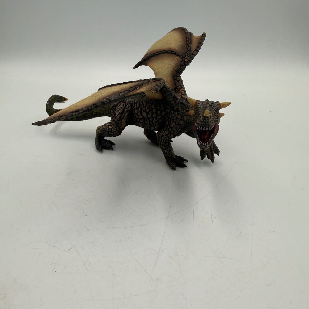 Mojo Fun Earth Dragon Fantasy Figure Brown Tan Mythical Creature Toy 387254